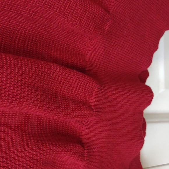 Boca Classics Men's Red Knit Long Sleeve Crewneck Pullover Lightweight Sweater M - Picture 6 of 10